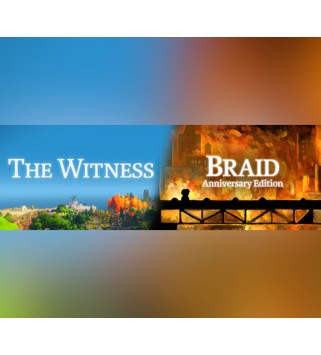 Braid Anniversary Edition + The Witness Bundle Steam Key GLOBAL